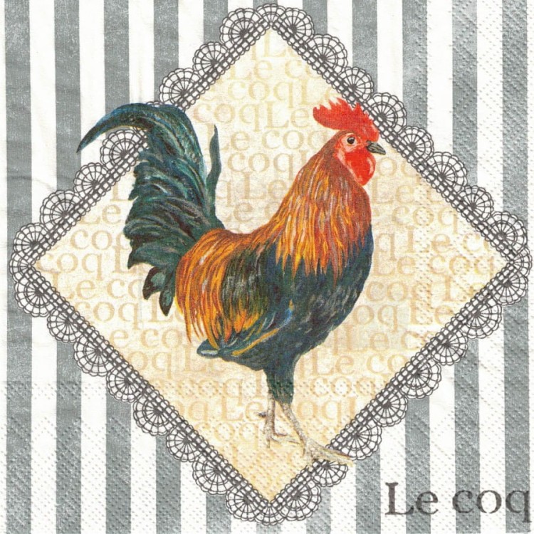 Serwetka 33x33 - Kogut