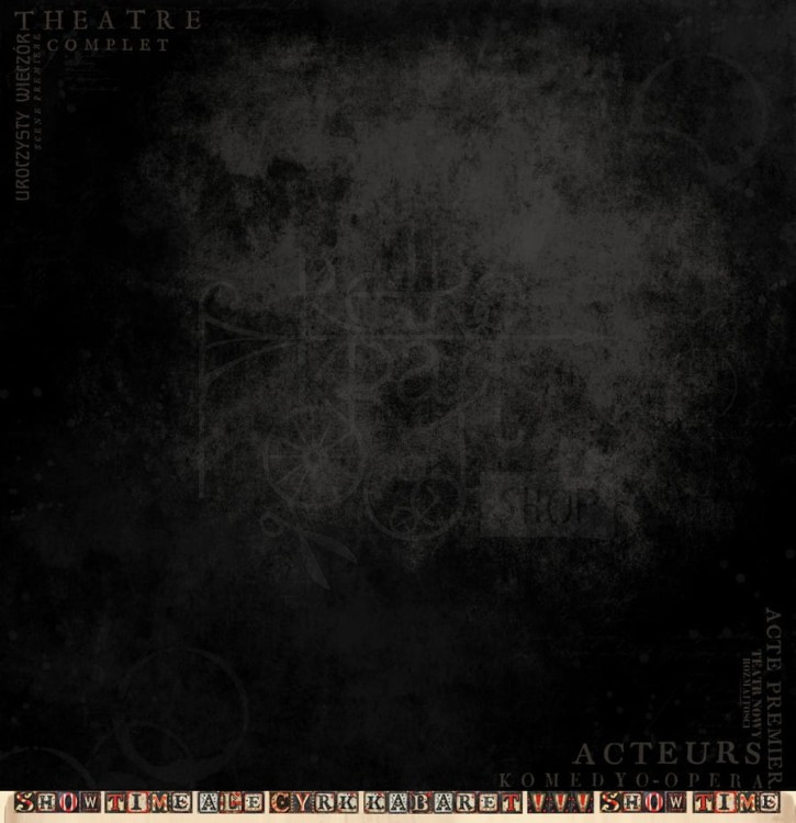 Papier do scrapbookingu 30x30 SHOW time STAGE UHK Gallery