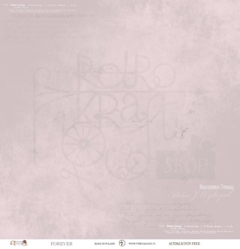 Papier do scrapbookingu 30x30 Memories Moments FOREVER UHK Gallery