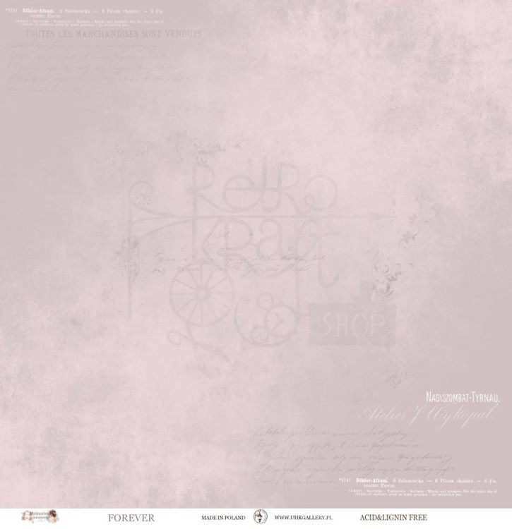 Papier do scrapbookingu 30x30 Memories Moments FOREVER UHK Gallery
