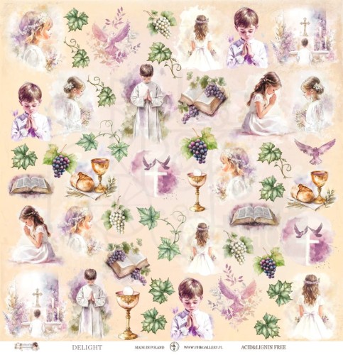 Papier do scrapbookingu 30x30 Memories Moments DELIGHT UHK Gallery