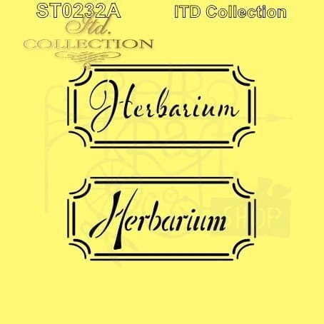 Szablon maska 16x16cm ST0232A ITD Collection
