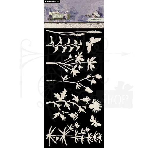 Szablon maska 10.5x21cm Natures Dream 2 Botanicals HE-ND-MASK296 StudioLight