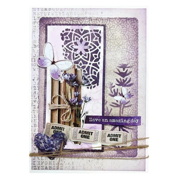 Szablon maska 10.5x21cm Natures Dream 2 Botanicals HE-ND-MASK296 StudioLight