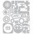 Wykrojnik Tim Holtz Thinlits Industrial 37 elementów 666874 Sizzix