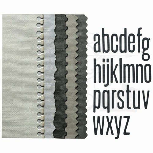 Wykrojnik Tim Holtz Thinlits Edges 31 elementów 666873 Sizzix