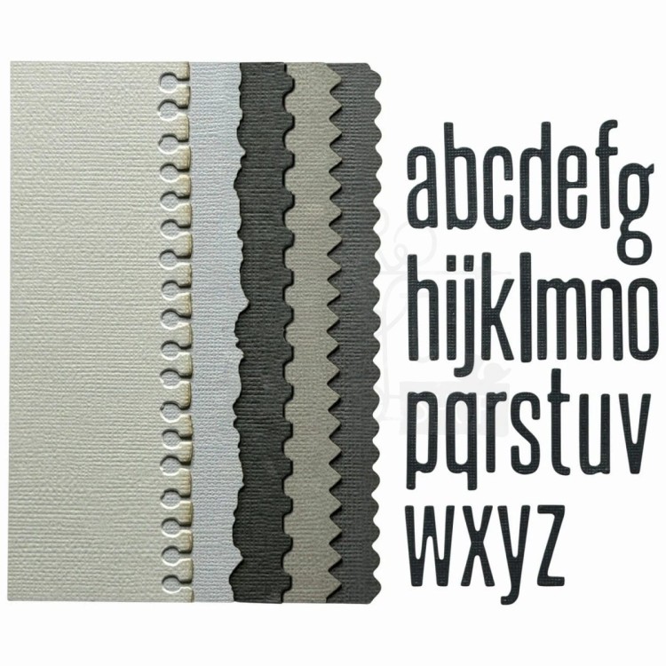 Wykrojnik Tim Holtz Thinlits Edges 31 elementów 666873 Sizzix