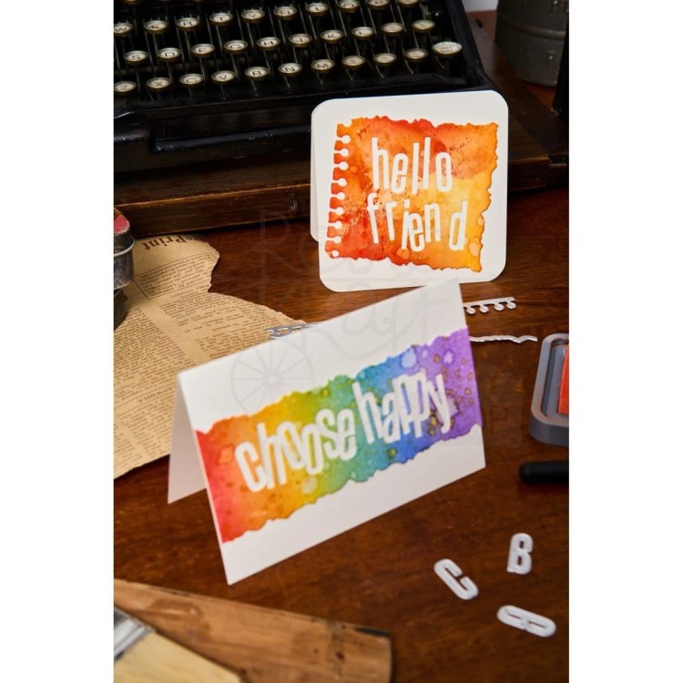 Wykrojnik Tim Holtz Thinlits Edges 31 elementów 666873 Sizzix