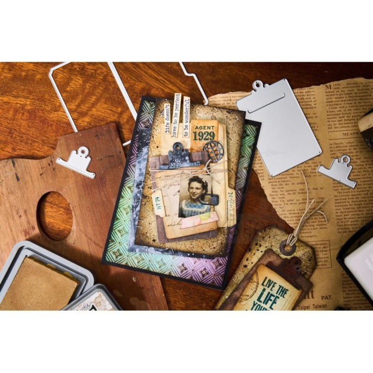 Wykrojnik Tim Holtz Thinlits Noteworthy 24 elementy 666876 Sizzix