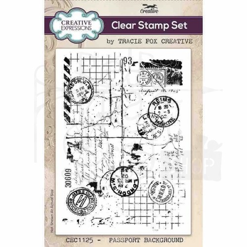 Stempel akrylowy Passport Background CEC1125 Creative Expressions