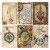 Zestaw papierów welinowych kalki 15x15cm Vellum Paper Cabinet of Curiosites CBVQ024 Ciao Bella