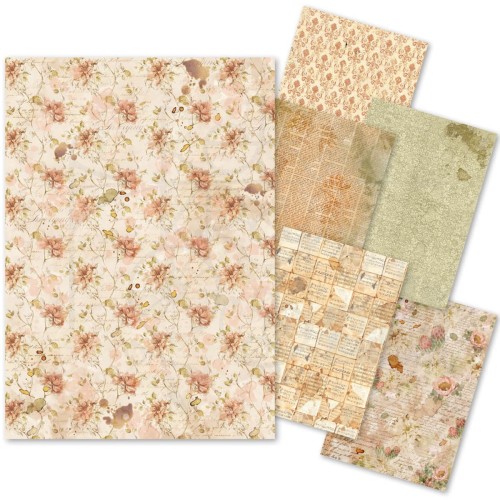 Zestaw papierów Tissue Paper A4 Journey of Love HA008 Ciao Bella