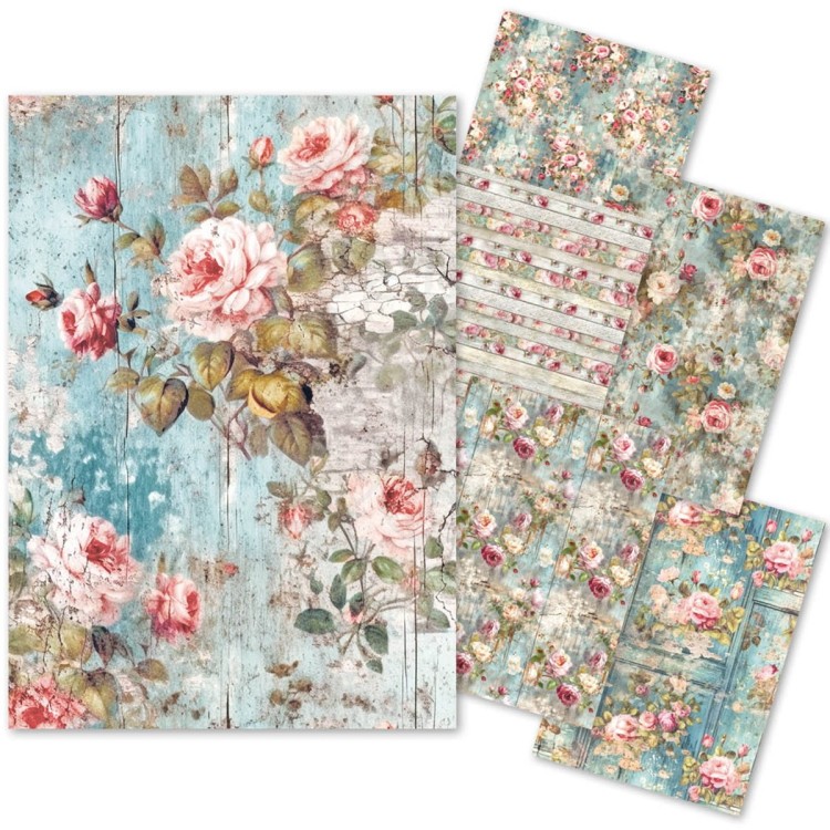 Zestaw papierów Tissue Paper A4 My Secret Garden HA007 Ciao Bella