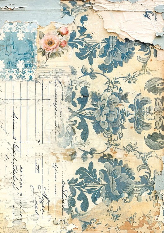Zestaw papierów Tissue Paper A4 French Blue HA006 Ciao Bella