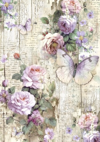 Zestaw papierów Tissue Paper A4 Whismical Butterflies HA003 Ciao Bella