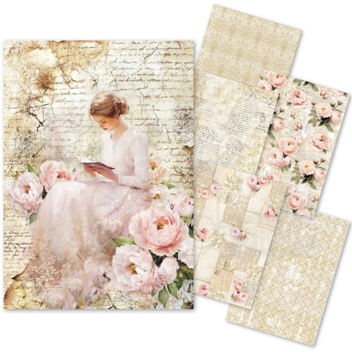 Zestaw papierów Tissue Paper A4 Timeless Love HA002 Ciao Bella