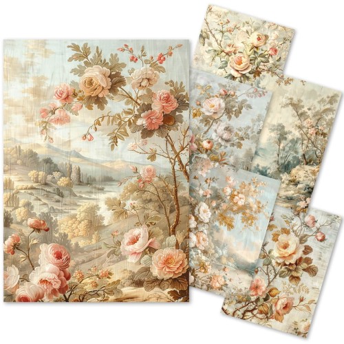 Zestaw papierów Tissue Paper A4 18th Century HA001 Ciao Bella