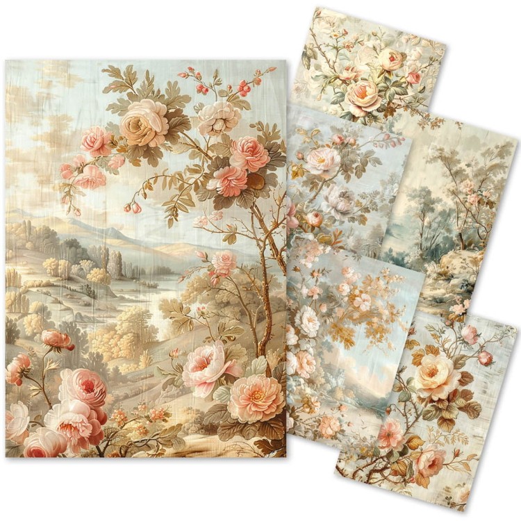 Zestaw papierów Tissue Paper A4 18th Century HA001 Ciao Bella