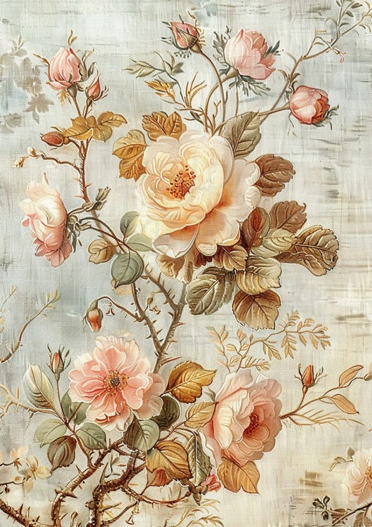 Zestaw papierów Tissue Paper A4 18th Century HA001 Ciao Bella