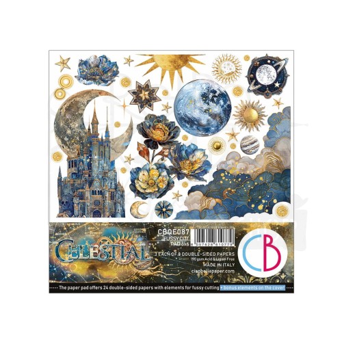 Zestaw papierów do scrapbookingu 15x15 Celestial CBQE087 Ciao Bella