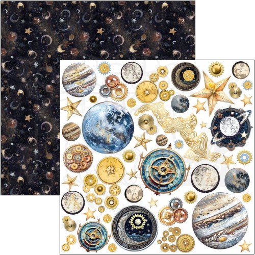 Zestaw papierów do scrapbookingu 15x15 Celestial CBQE087 Ciao Bella