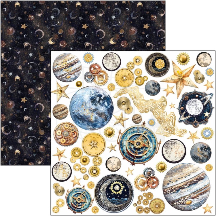 Zestaw papierów do scrapbookingu 15x15 Celestial CBQE087 Ciao Bella