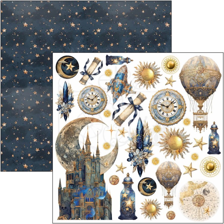 Zestaw papierów do scrapbookingu 15x15 Celestial CBQE087 Ciao Bella