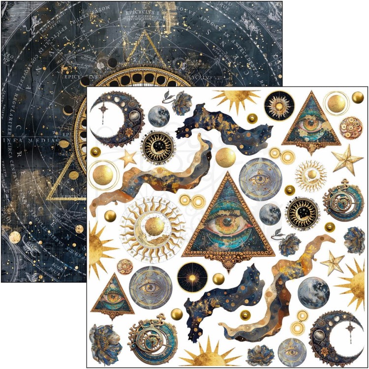 Zestaw papierów do scrapbookingu 15x15 Celestial CBQE087 Ciao Bella