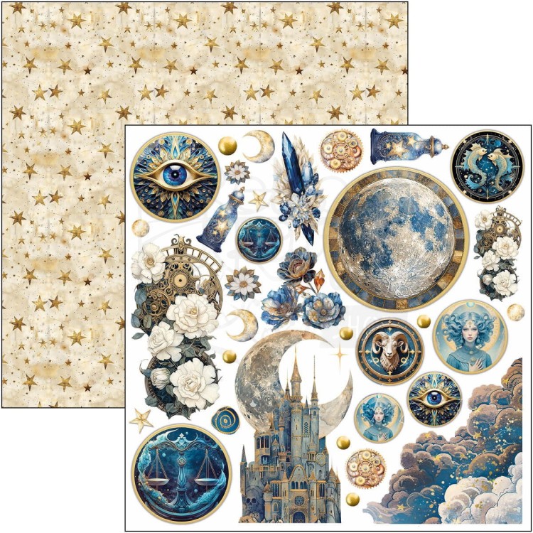 Zestaw papierów do scrapbookingu 15x15 Celestial CBQE087 Ciao Bella