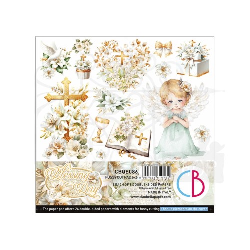 Zestaw papierów do scrapbookingu 15x15 Blessing Day CBQE086 Ciao Bella