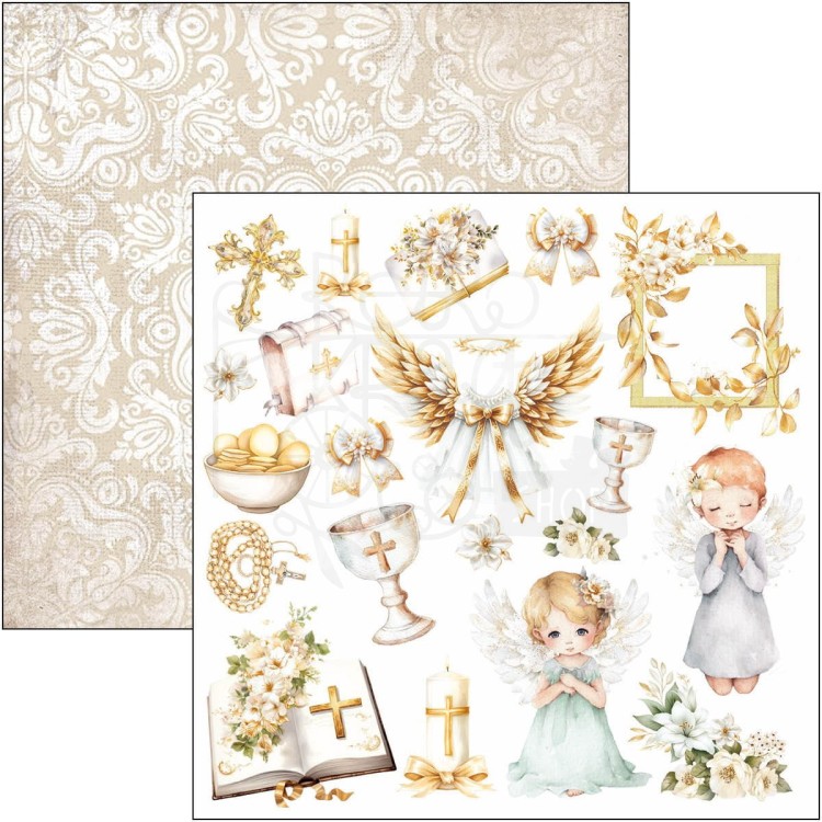 Zestaw papierów do scrapbookingu 15x15 Blessing Day CBQE086 Ciao Bella