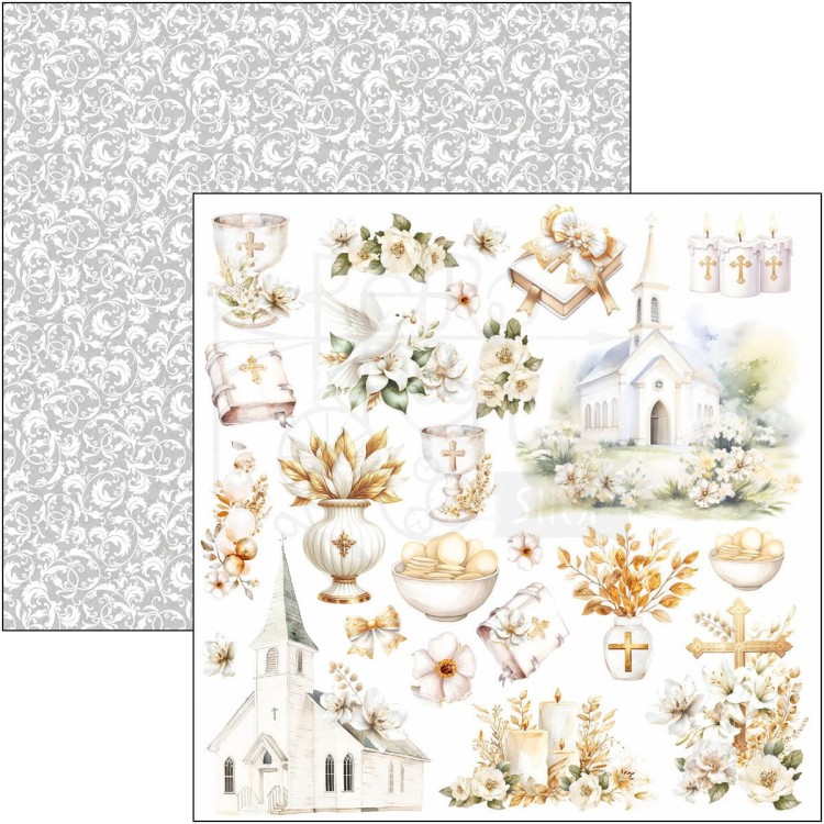 Zestaw papierów do scrapbookingu 15x15 Blessing Day CBQE086 Ciao Bella