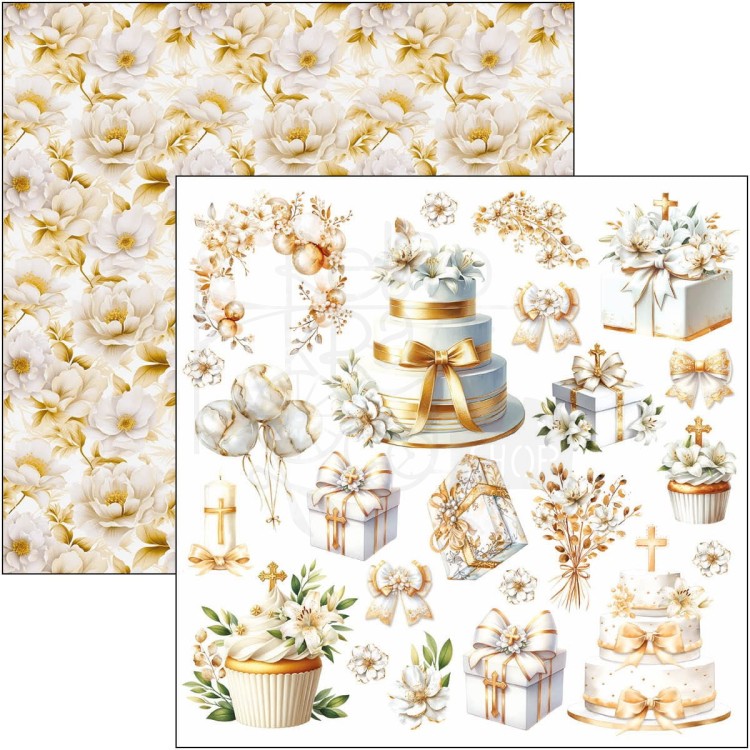 Zestaw papierów do scrapbookingu 15x15 Blessing Day CBQE086 Ciao Bella