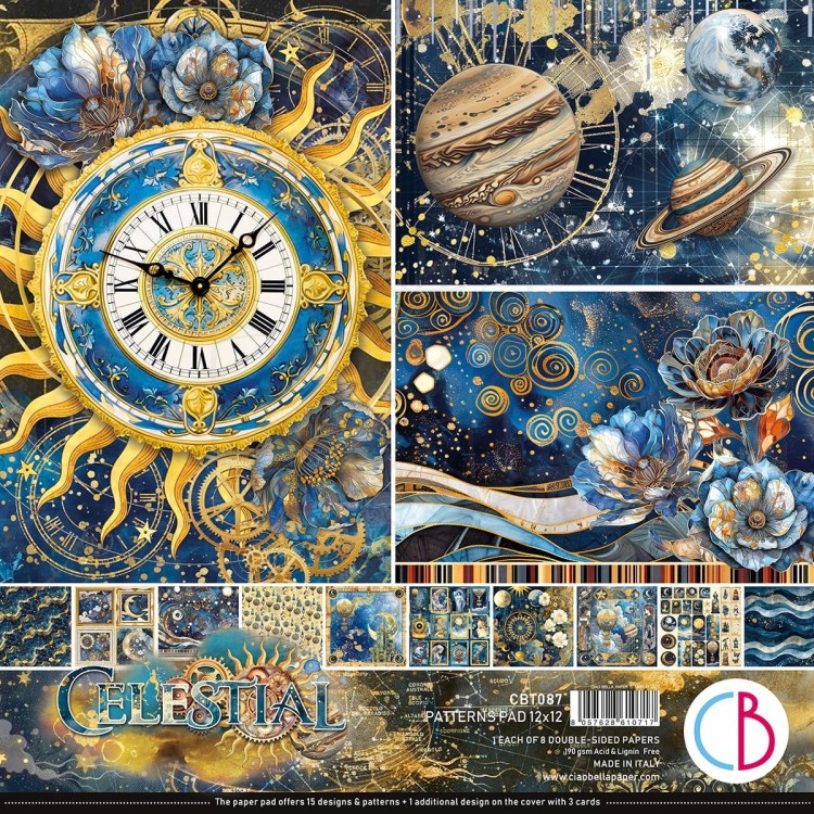 Zestaw papierów do scrapbookingu 30x30 Celestial CBT087 Ciao Bella