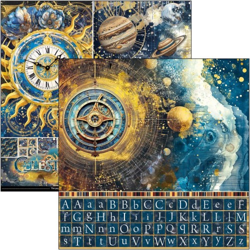 Zestaw papierów do scrapbookingu 30x30 Celestial CBT087 Ciao Bella