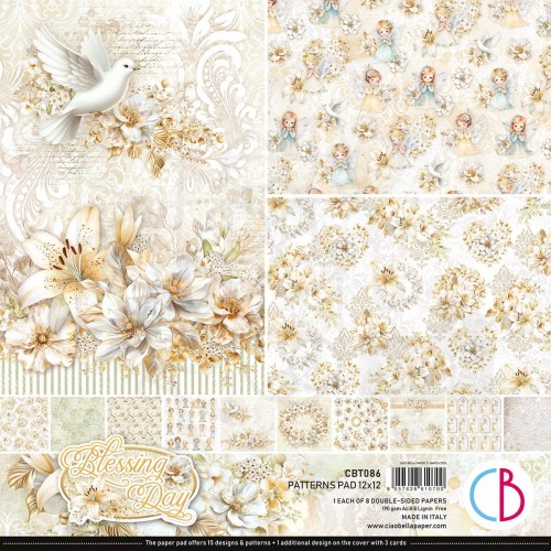 Zestaw papierów do scrapbookingu 30x30 Blessing Day CBT086 Ciao Bella