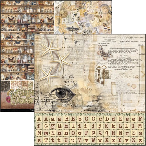 Zestaw papierów do scrapbookingu 30x30 Cabinet of Curiosites CBT085 Ciao Bella