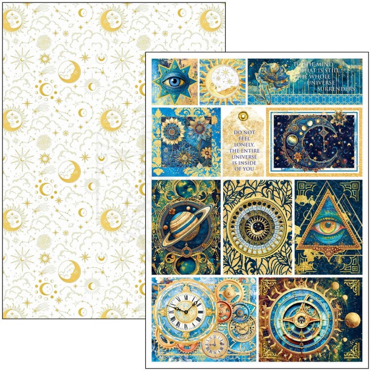 Zestaw papierów do scrapbookingu A4 Celestial CBCL087 Ciao Bella