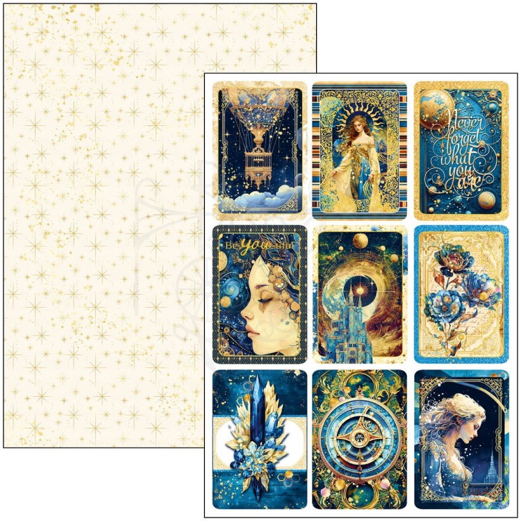 Zestaw papierów do scrapbookingu A4 Celestial CBCL087 Ciao Bella