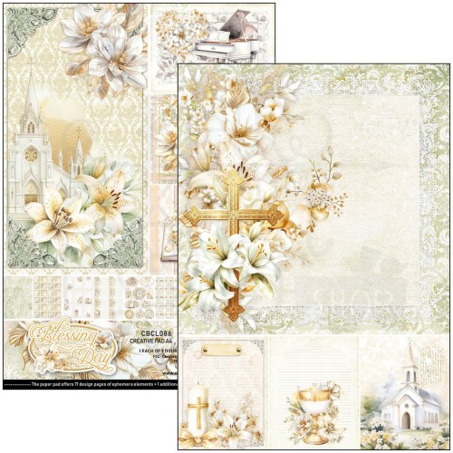 Zestaw papierów do scrapbookingu A4 Blessing Day CBCL086 Ciao Bella