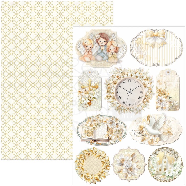 Zestaw papierów do scrapbookingu A4 Blessing Day CBCL086 Ciao Bella