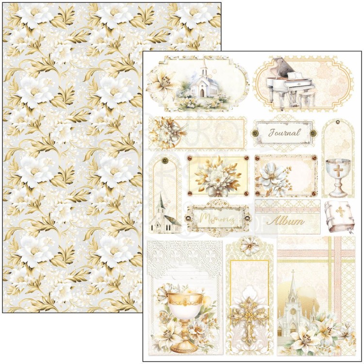 Zestaw papierów do scrapbookingu A4 Blessing Day CBCL086 Ciao Bella
