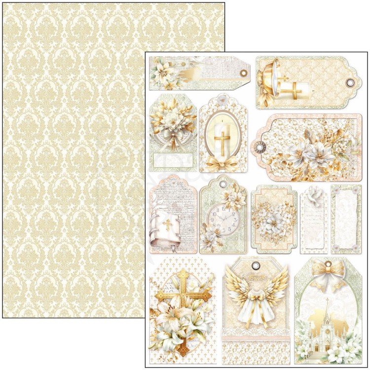Zestaw papierów do scrapbookingu A4 Blessing Day CBCL086 Ciao Bella