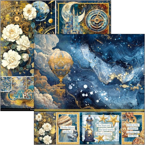 Zestaw papierów do scrapbookingu 20x20 Celestial CBH087 Ciao Bella