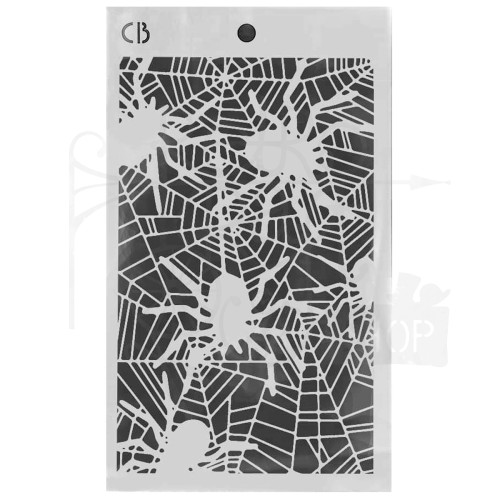 Szablon maska 14.5x24cm Cabinet of Curiosites Spiders MSB028 Ciao Bella