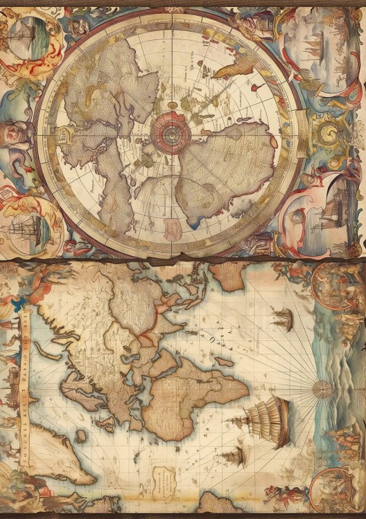 Zestaw papierów ryżowych A5 Codex 8 arkuszy CBRS015 Ciao Bella