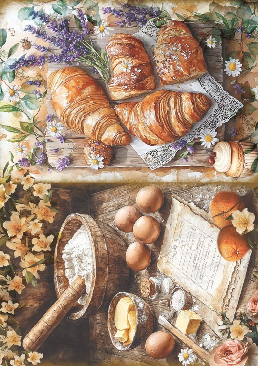 Zestaw papierów ryżowych A5 Cookbook 8 arkuszy CBRS014 Ciao Bella