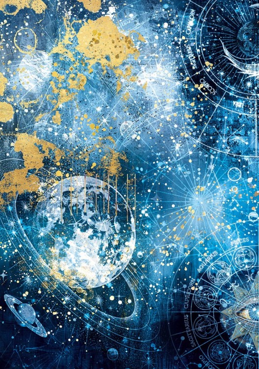 Zestaw papierów ryżowych A5 Celestial 8 arkuszy CBRS012 Ciao Bella