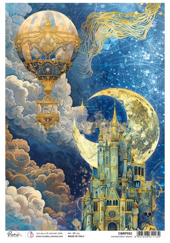 Papier ryżowy do decoupage A4 Celestial Enchantment Dream CBRP552 Ciao Bella