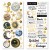 Naklejki foliowe do scrapbookingu Celestial 5 arkuszy CBI003 Ciao Bella